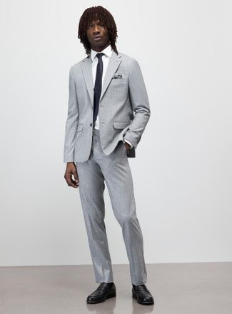 Soul of London Mens Prince of Wales suit Slim fit