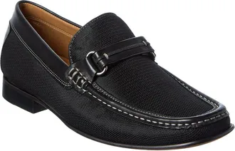 Donald J Pliner Donnien Leather & Nylon Loafer