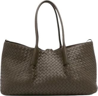 Bottega Veneta Pre-owned Pinacoteca Tote Bag - Dames - Vintage Shopper - Bruin - ONE Size - Leer - Vintage