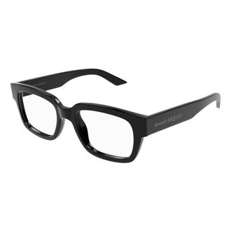 Alexander McQueen Glasses, male, Black, 52 MM, Glasses
