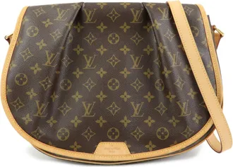 Louis Vuitton Menilmontant Monogram Canvas Brown Canvas Handbag (Pre-Owned)