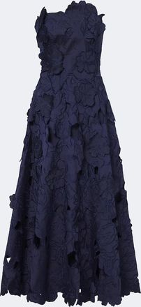 Costarellos Brissa floral embroidered cocktail dress