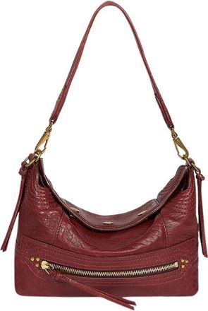 Jerome Dreyfuss Lucky Hobo Small - Dames - Tassen - Rood - Maat: ONE Size Katoen