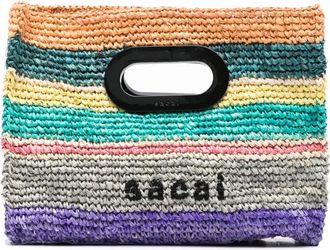 sacai Kleine New Shopper shopper - Groen