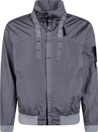 Stone Island Nylon Metal Bomberjack - Heren - Zomerjassen - Grijs - L - Nylon - Jassen