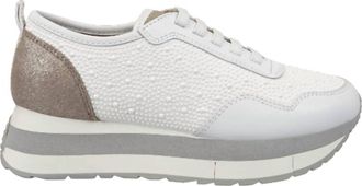 Naked Feet Womens Kinetic Platform Sneakers In Pearl White