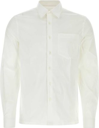 Prada White Poplin Shirt