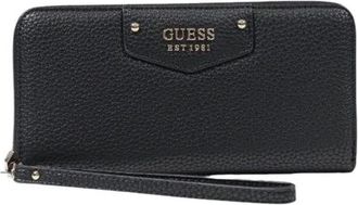 Guess Downtown Chic SLG SM Wallet - Dames - Portefeuilles - Zwart - ONE Size - Leer - Accessoires