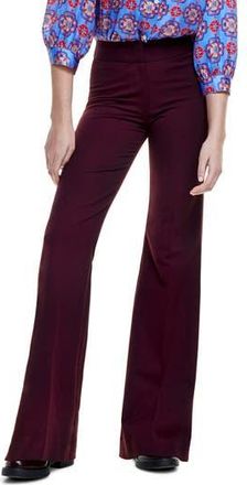 Smythe Classic Wide Leg Pants in Plum at Nordstrom Rack, Size 8