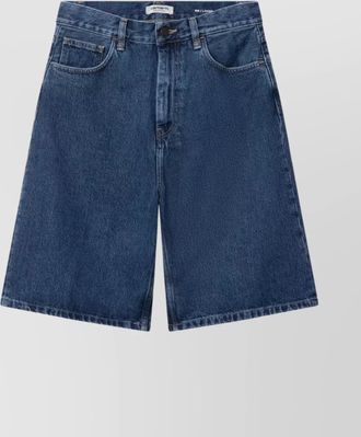 Carhartt Work in Progress denim knee-length shorts