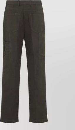 Dries Van Noten cotton straight-leg trousers