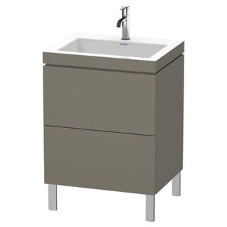 Duravit Duravit - Mueble De Ba&ntilde;o L-cube Wt Vero Air 698x600x480mm Sin Orificio Para Grifer&iacute;a Nogal Oscuro