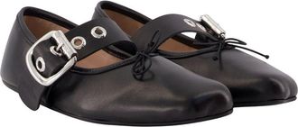 Vivienne Westwood Womens Alice Ballerina Black Lambskin