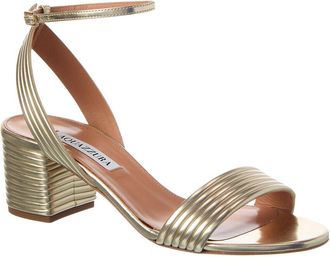 Aquazzura Sundance 50 Leather Sandal