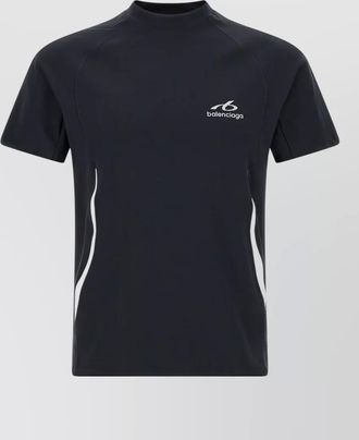 Balenciaga technical short-sleeve mock-neck t-shirt