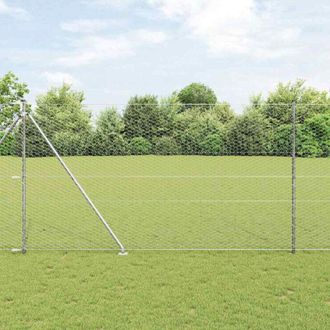 vidaXL Valla De Alambre Soldado Con Picos 10 X 1,6 M (a X H) Vidaxl
