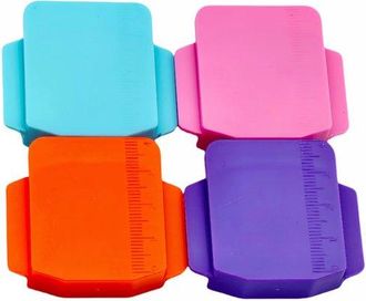 No Brand Gu&iacute;as Poligonales Magn&eacute;ticas De 8 Piezas De 5,97 X 4,4 Cm Con Escala, Herramientas De Costura Y Manualidades De Precisi&oacute;n Para Fijaci&oacute;n