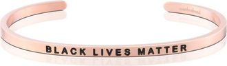 Mantra Black Lives Matter bracelet in Rose Gold at Nordstrom