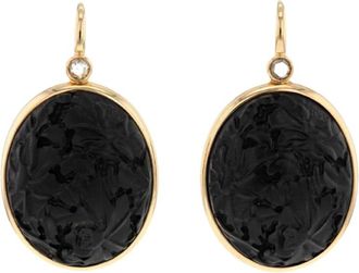 POMELLATO Victoria Jet Dia Rose Cut Oorbellen - Dames - Oorbellen - Zwart - ONE Size - Accessoires
