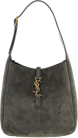 Saint Laurent Grey Le 5 A 7 Small Shoulder Bag