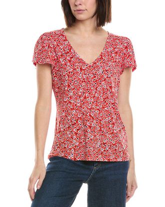 CeCe by Cynthia Steffe Cece V-Neck Tulip Sleeve Knit Top
