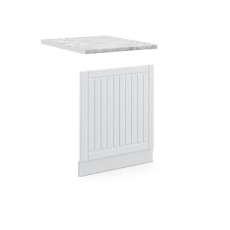 Vicco Panel Frontal Fame-line, Blanco Casa De Campo, 60 Cm, Et M&aacute;rmol