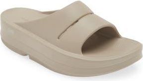 Oofos OOmega OOahh Slide Sandal in Nomad at Nordstrom Rack, Size 7