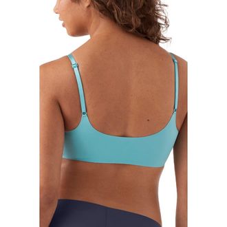 True & Co. True Body Scoop Neck Bralette in Aqua at Nordstrom, Size Small