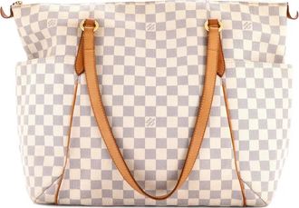 Louis Vuitton Borsa a spalla Totally Damier GM - Bianco