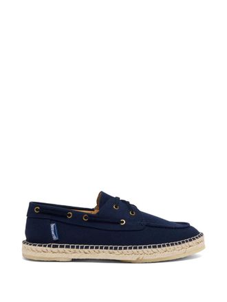Vilebrequin Mens Loafers Blue Cotton