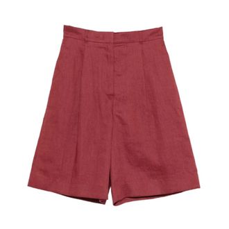 Max Mara Casual Shorts, female, Red, Size: L Short Shorts