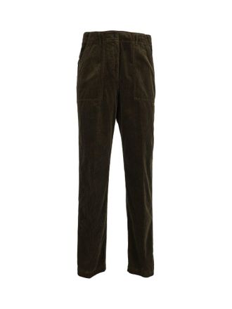 Aspesi Straight Leg Corduroy Straight-Leg Pants