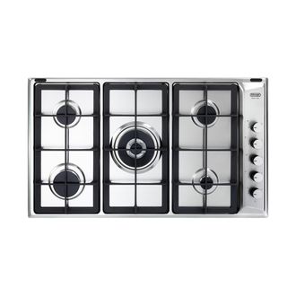 DeLonghi Placa De Cocina De Acero Inoxidable Empotrada De Longhi Il 59 Pro Nd 86 Cm Gas 5 Fuegos