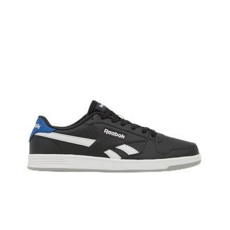 Reebok Mens Match Prime Sneaker, Washed Black/White/Optimum Blue, 45.5