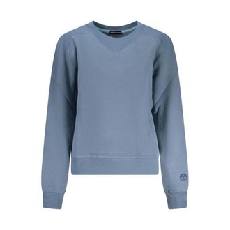 North Sails Blauwe Sweater - Dames - Sweatshirts - Blauw - S - Katoen - Hoodies & sweatvesten