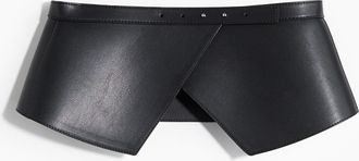 H&M Breiter Tailleng&uuml;rtel - Schwarz