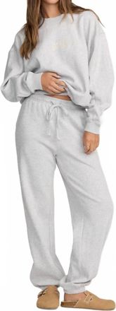 Billabong So Sunny Sweatpants In Heather Gray