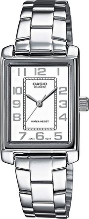 Casio Collection Womens Silver Watch LTP-1234PD-7BEG Stainless Steel (archived) - One Size