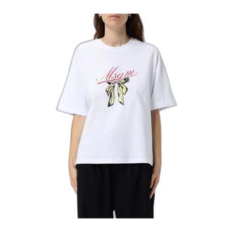Msgm Camiseta - Tops - Mujer - Blanco - S