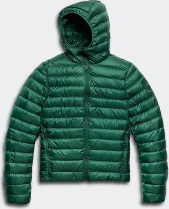 Canada Goose Manteau &agrave; capuchon Aethera Tonal Label (Femmes, Azurite Blue, TTG)