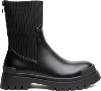 Exé Womens T3653-M2587 Platform Ankle Boots In Black