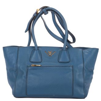Prada Twin Pocket Double Handle Tote schoudertas
