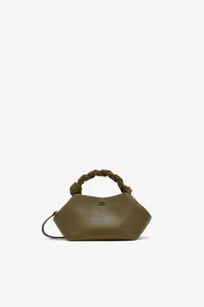 Ganni Green Small Bou Bag in