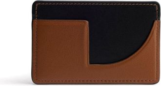 Patou JP leather card holder - unisex - Bos Taurus - One Size - Brown