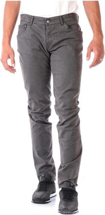 Daniele Alessandrini Klassieke denim jeans voor dagelijks gebruik - Heren - Slim Fit Jeans - Grijs - W32 - Denim - Jeans