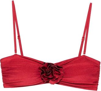 Zimmermann Cascadian Flower Bikini Top - Womens - Recycled Polyamide/Polyamide/Elastane