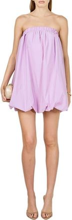 endless rose Strapless Bubble Minidress in Lilac at Nordstrom, Size X-Small