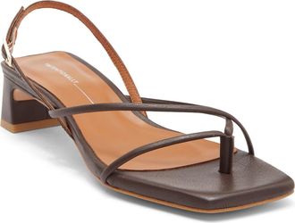 Intentionally blank Fifi Slingback Sandal in Chocolate at Nordstrom, Size 10Us