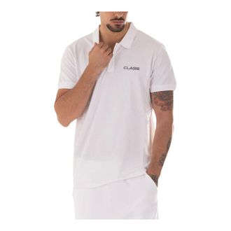 Just Cavalli Heren Logo Polo Wit Katoen - Heren - Tops - Wit - Maat: XL Katoen