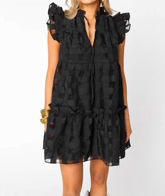 BuddyLove Aubrey Mini Dress In Black